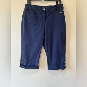 Karen Scott Capri Women Petite Size 12P Cotton Summer Casual